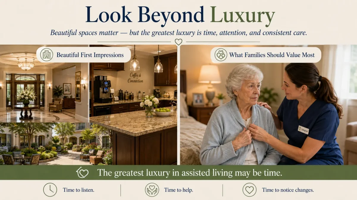 Care is luxury and the smaller more intimate assisted living homes meet those needs. 