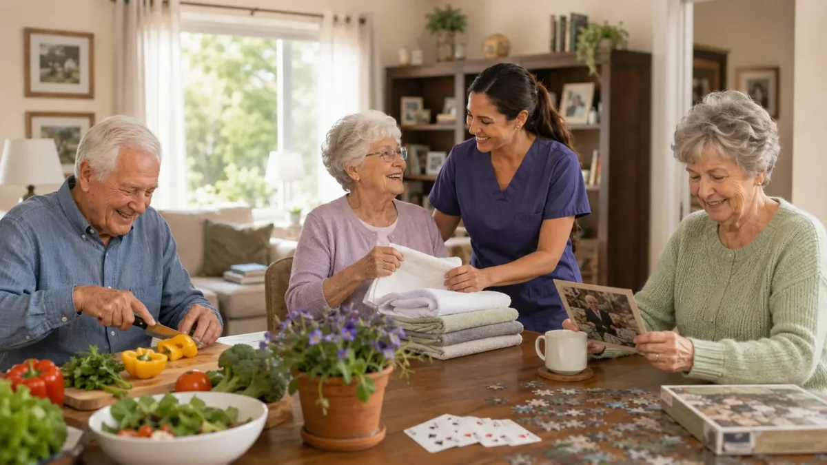 When families hear the word “activities,” they may picture bingo, crafts, movies, or an organized exercise class. Those activities can certainly be enjoyable. But meaningful engagement is much broader.