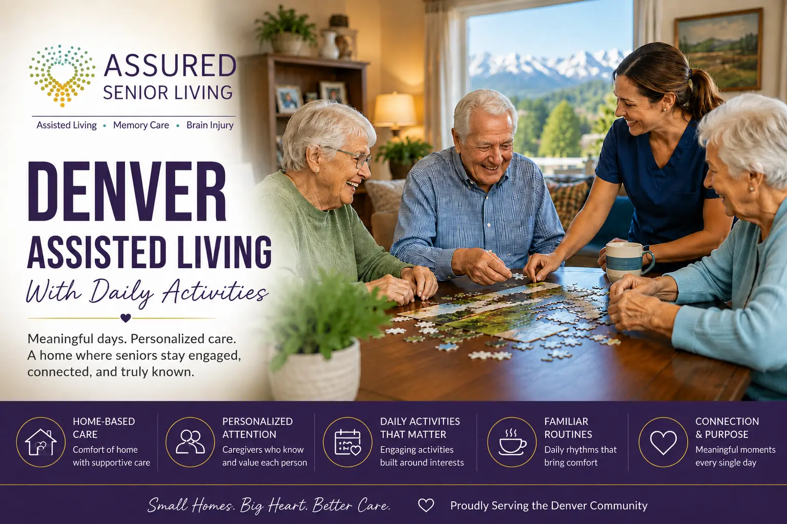 Denver Assisted Living With Daily Activities. Choosing Denver home-based assisted living is about more than finding someone who can help with medications, meals, bathing, dressing, or mobility. For many families, one question eventually becomes even more important.
