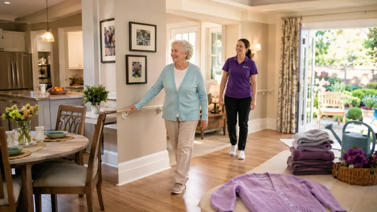 Dementia does not affect every person in the same way or at the same pace.

Good dementia care programs should avoid assuming every resident needs the same level of help.  One person may dress independently but need help choosing weather-appropriate clothing.  Another may walk confidently but need guidance finding the dining room.