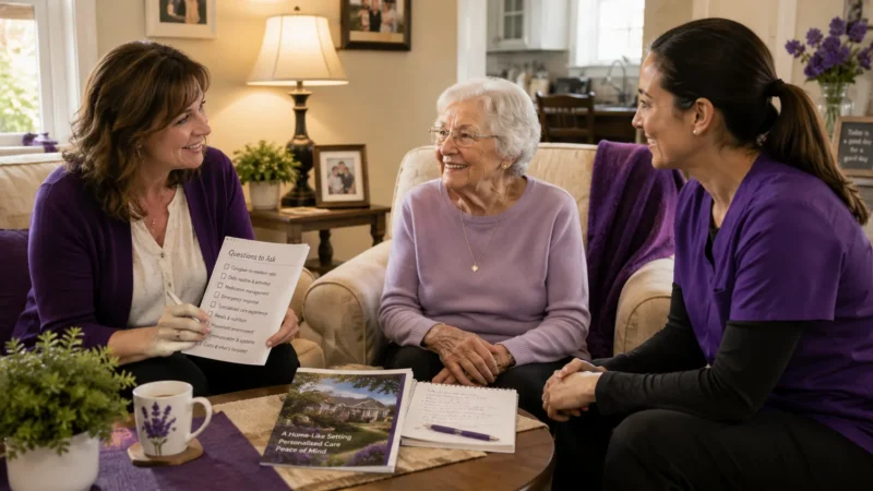 Home-based assisted living is care provided in a smaller residential setting designed to feel like a private home rather than a large senior community.
