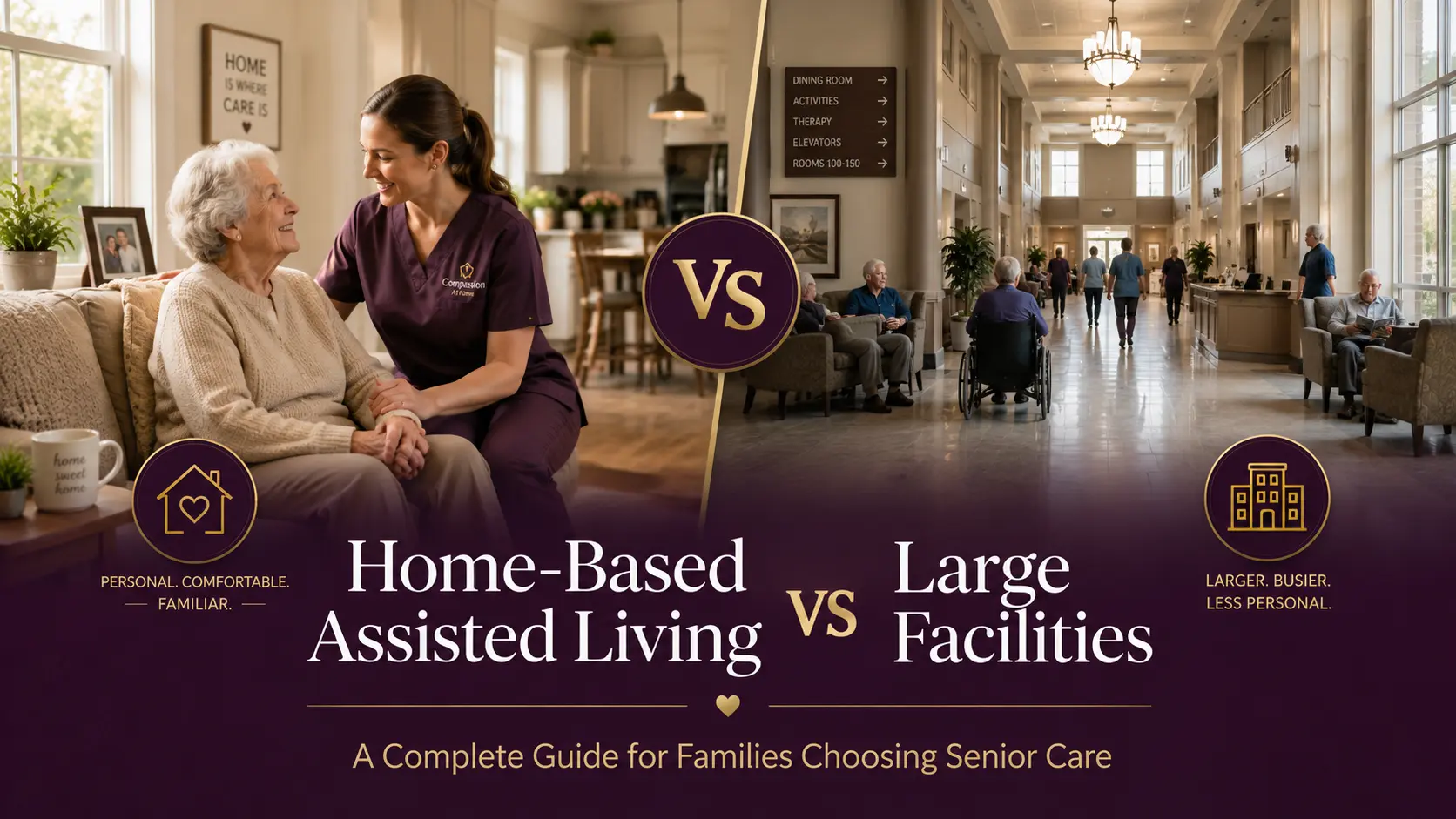 Small residential assisted living vs. large facilities