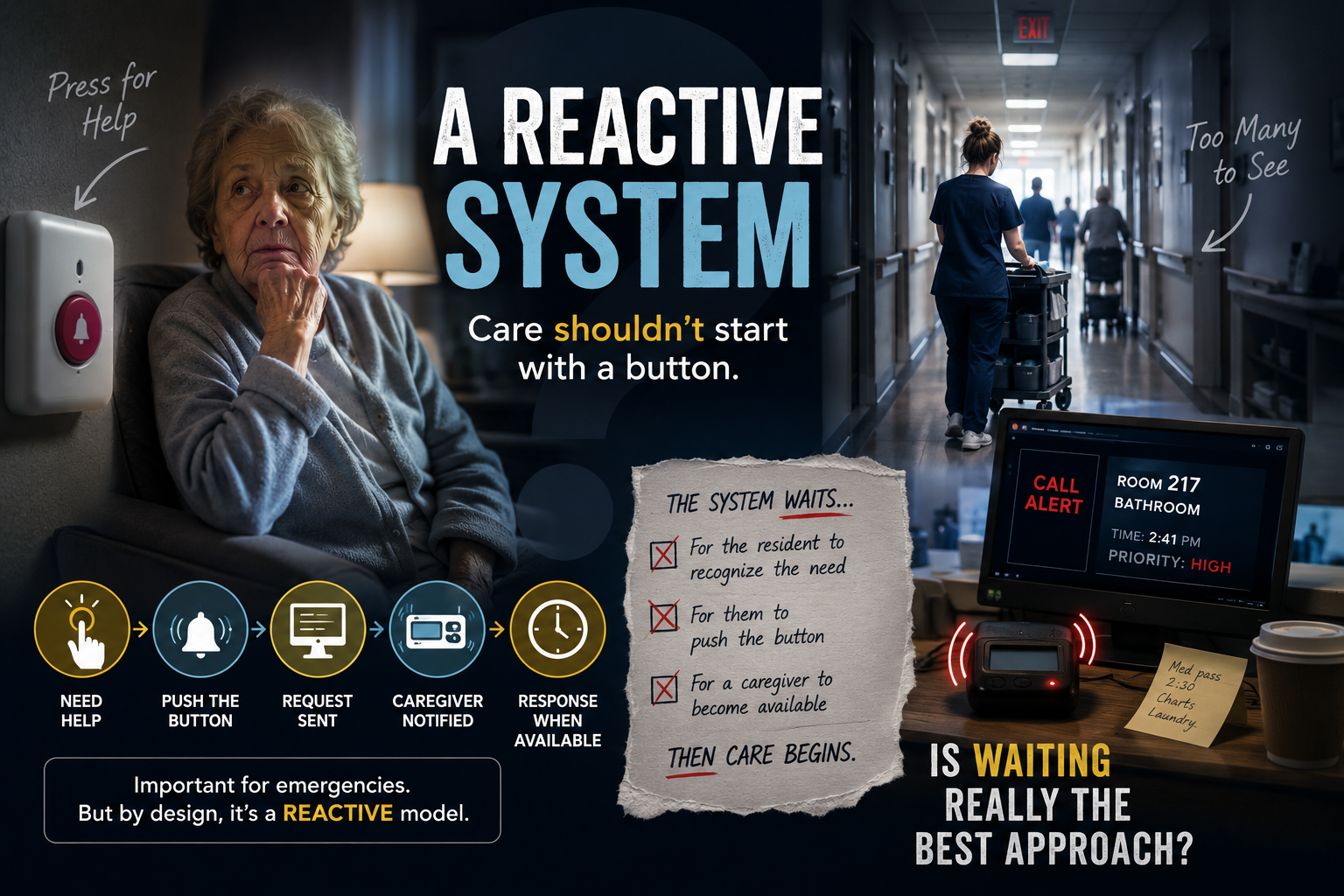 Why Call Buttons are a symptom of the problem.